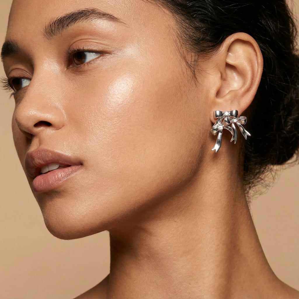 Crystal Bow Studs